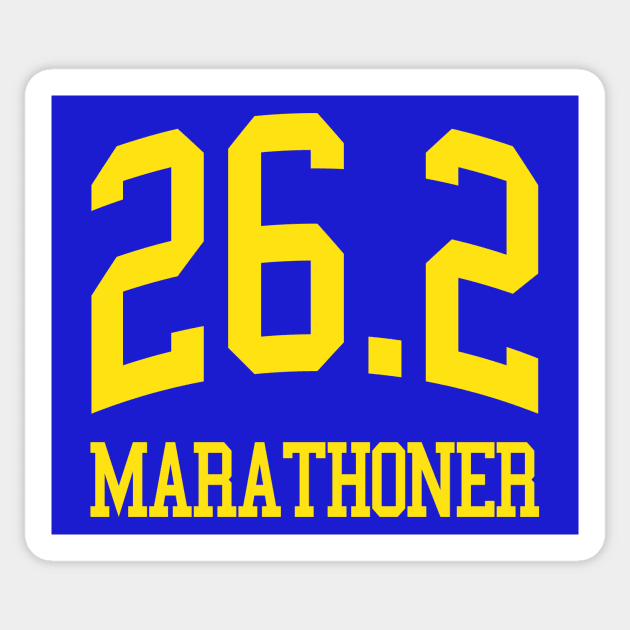 26.2 Marathoner Marathon Runner Running Coach Sticker by PodDesignShop